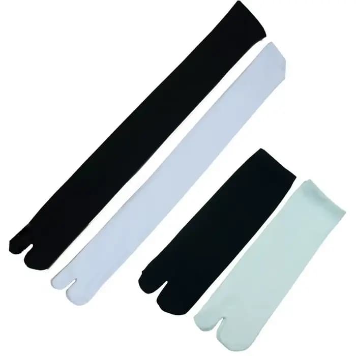Sabots en bois tongs sandales chaussettes deux pieds doigts chaussettes japon Geta bas pour Halloween Cosplay jeu de rôle