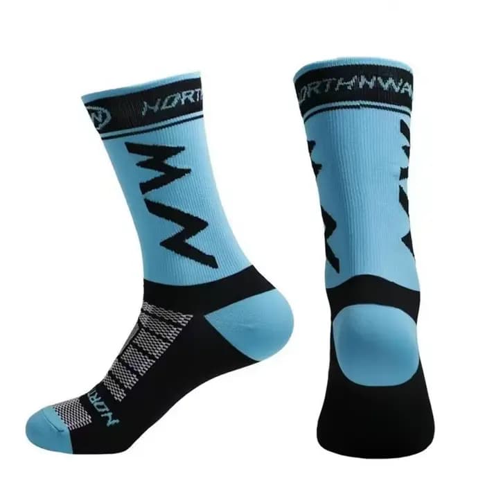 Chaussettes de cyclisme respirantes à compression pour hommes et femmes