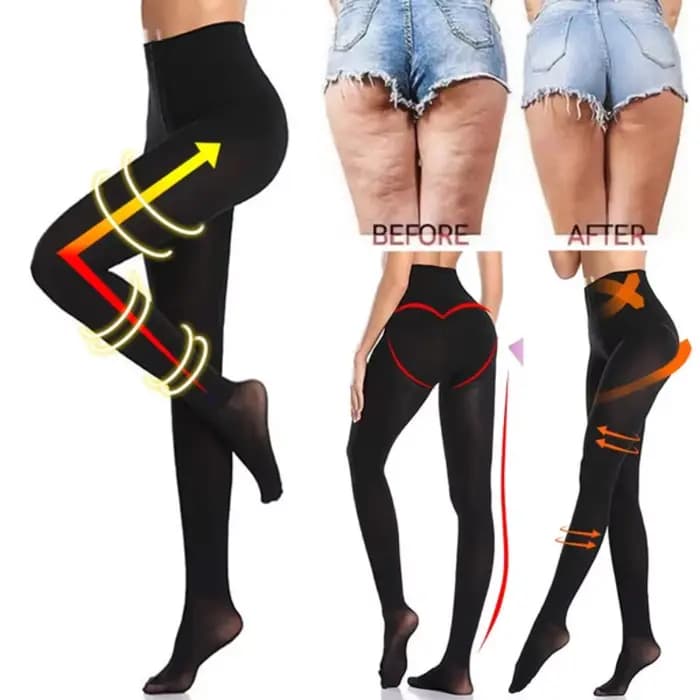 Collants artificiel astiques de Grande Taille pour Femme