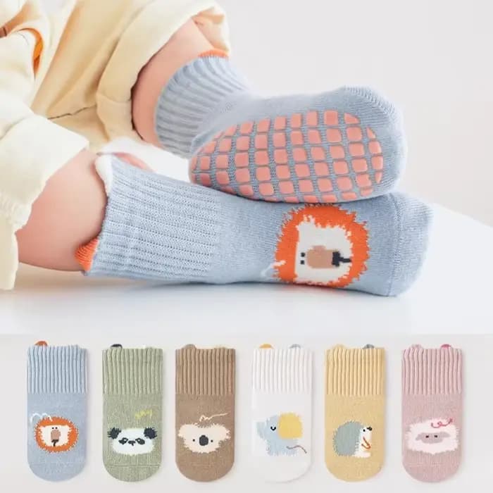 Printemps automne enfants enfants anti-dérapant longues chaussettes dessin animé doux bébé enfant en bas âge maison Trampoline chaussettes garçons filles école chaussettes de sport