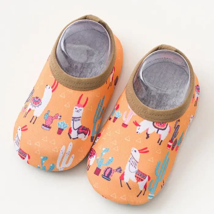 Chaussettes d'eau coordonnantes pour bébés, dessin animé, pieds nus, piscine, plage, surf, sol, pantoufles, maison