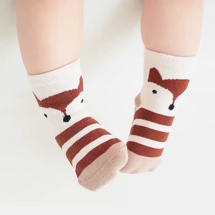 5 paires de chaussettes antidérapantes pour enfants
