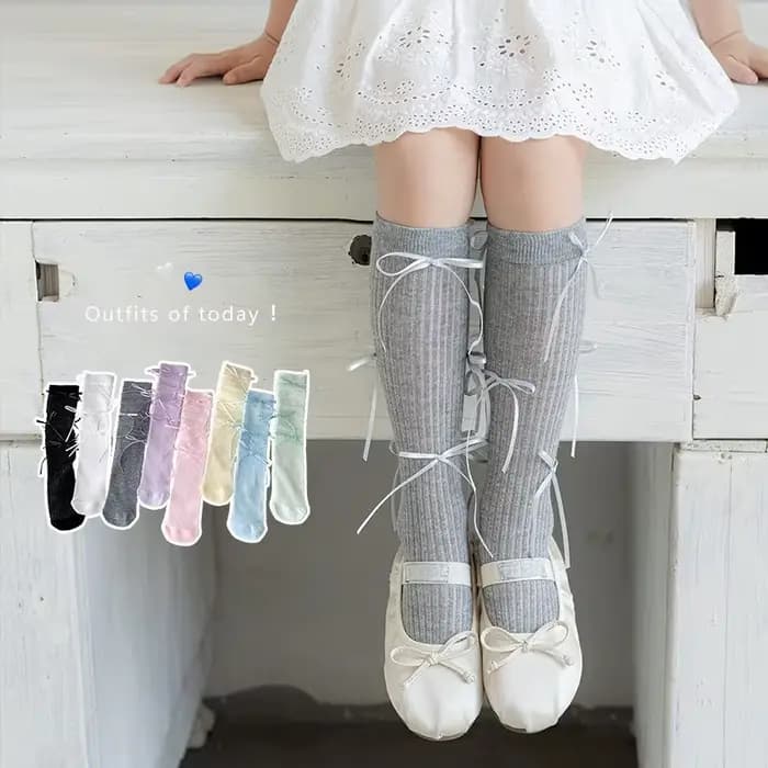 Chaussettes princesse ballerine pour enfants filles