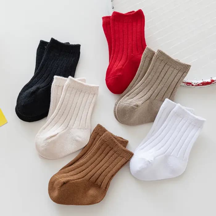 Chaussettes chaudes en tricot pour bébés filles
