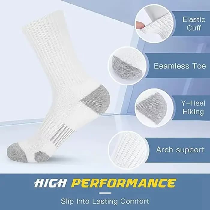 3 paires de chaussettes de gymnastique en plein air pour hommes