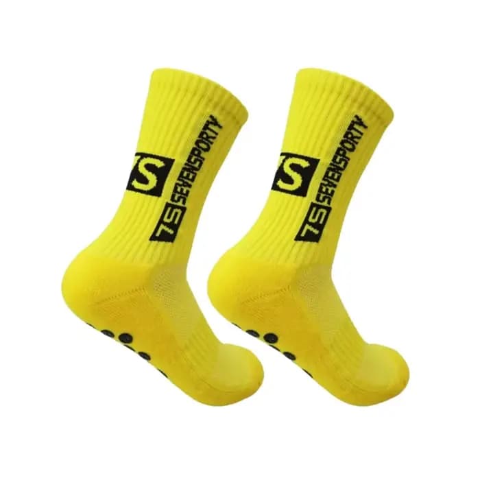 7S Sevensporty Chili marque Silicone ventouse anti-dérapant dieu chaussettes Football Match formation Tube