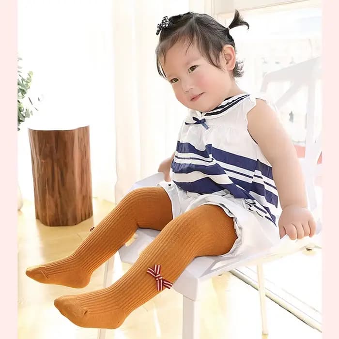 Collants mignons en coton avec nœud papillon pour fille de 0 à 9 ans, bas d'été respirants, de couleur rose et noir