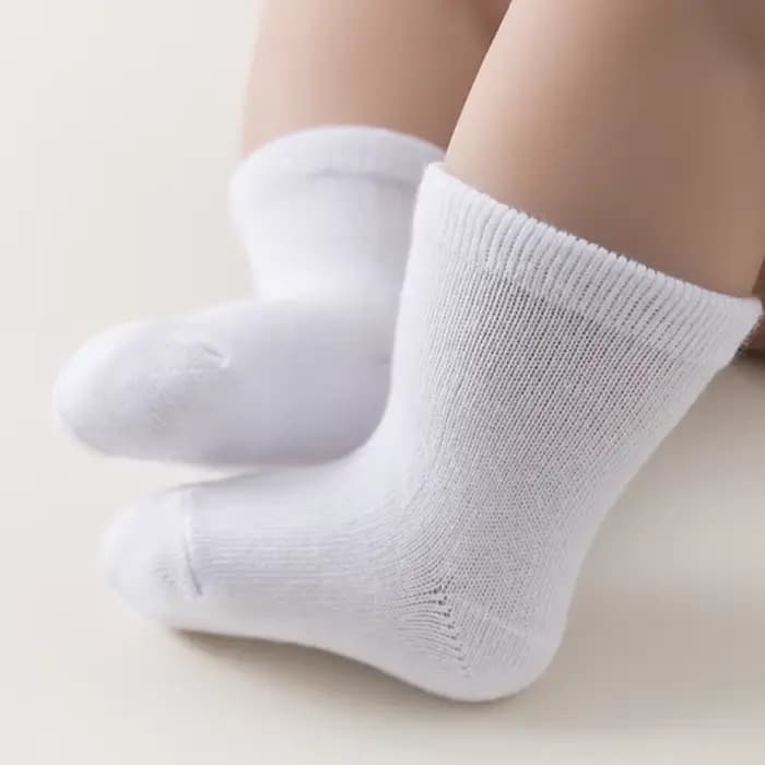 Nouvelles chaussettes décontractées blanches pour enfants
