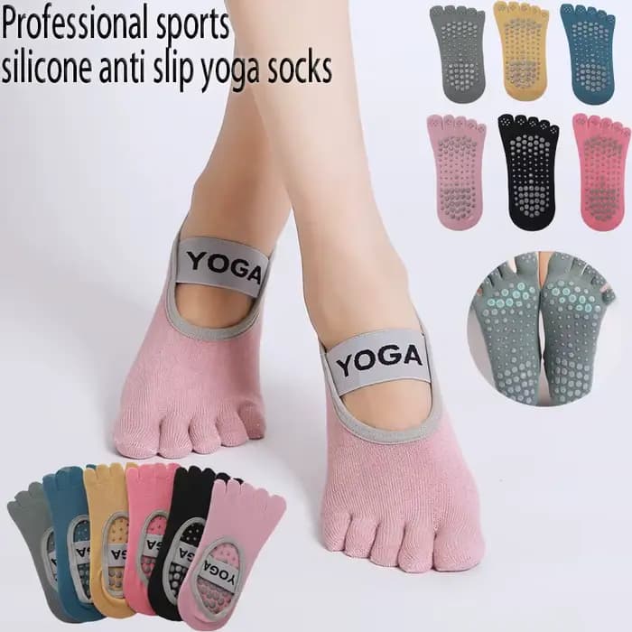 Chaussettes de Yoga, chaussettes antidérapantes