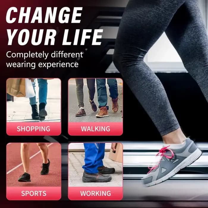 1 Paire de Semelles Orthopédiques Sportives Premium en Gel TPU