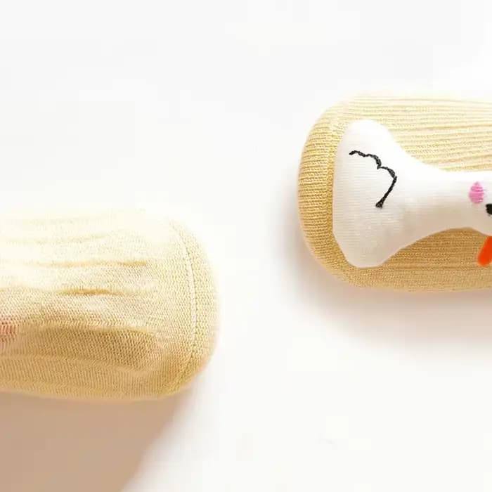Mignon dessin animé Animal bébé chaussettes pour garçon fille hiver printemps coton ours canard anti-dérapant semelle