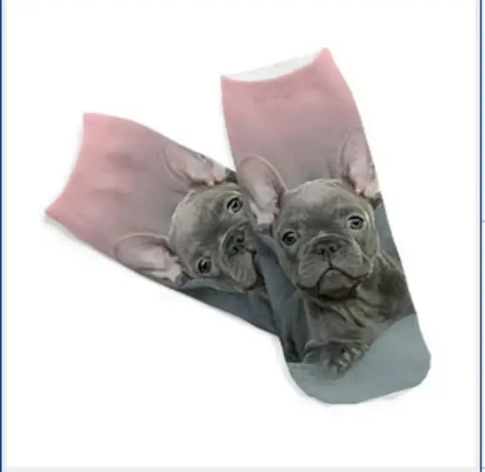 Nouvelle Offre Spéciale Chaussettes Courtes Unisexe Imprimées Numérique 3D pour Femmes