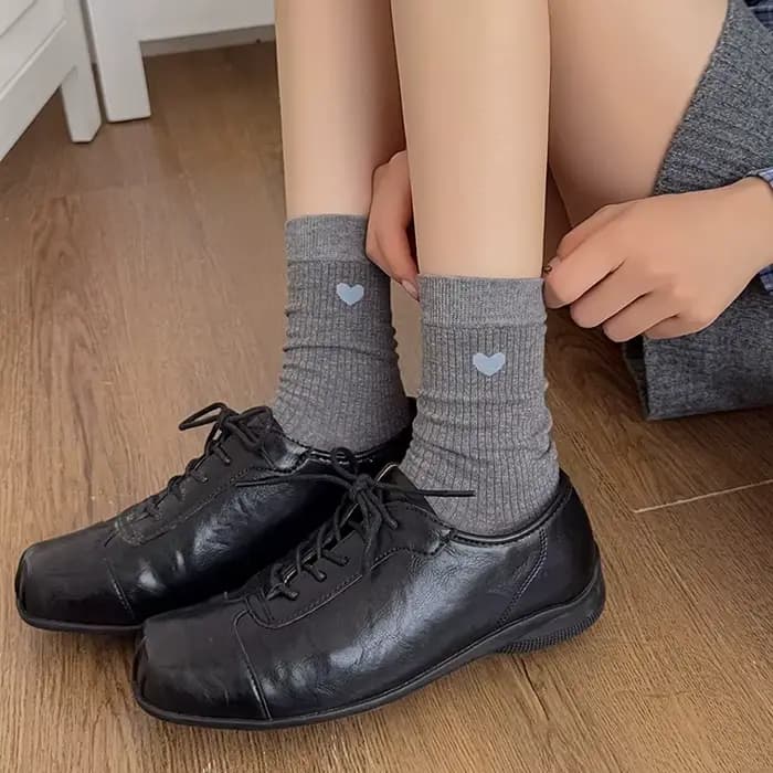 Chaussettes de mode pour femmes automne nouveau Simpel couleur classique blanc