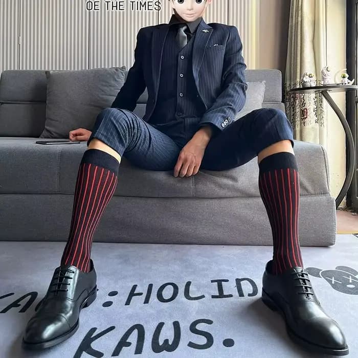 Chaussettes en coton pour homme mûr et adulte