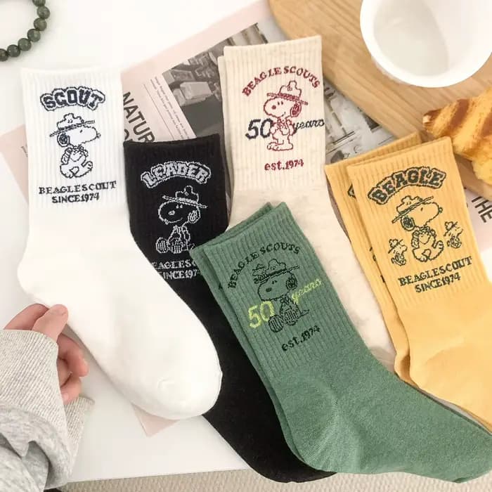 Chaussettes mi-mollet Snoopy Dog