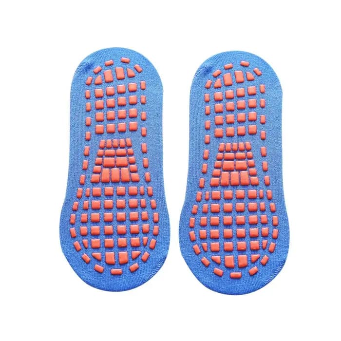 Chaussettes de sol respirantes en coton chaud pour trampoline