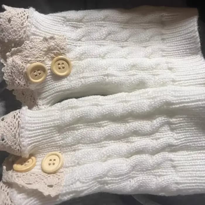 Jambières pour femmes cheville hiver chaud Stretch tricoté Slouch thermique dames épais laine poignets bottes chaussettes femme guêtre Lolita Y2k
