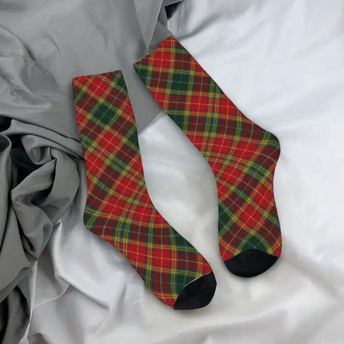 Chaussettes personnalisées à carreaux Tartan pour hommes