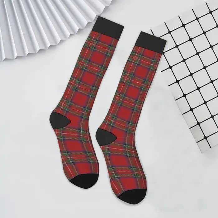 Bas confortables et chauds pour femmes, chaussettes mignonnes, Style Harajuku, cadeau d'halloween, lignes vertes, bleues et autres couleurs