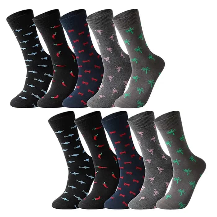 Chaussettes d'affaires en coton pour hommes