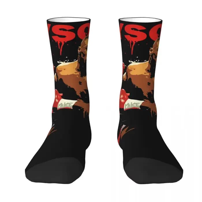 Mike Tyson Boxe Rétro Chaussettes Unisexes, Randonnée Happy 3D Printing Chaussettes, Street Style Elin Chaussettes, RNCan