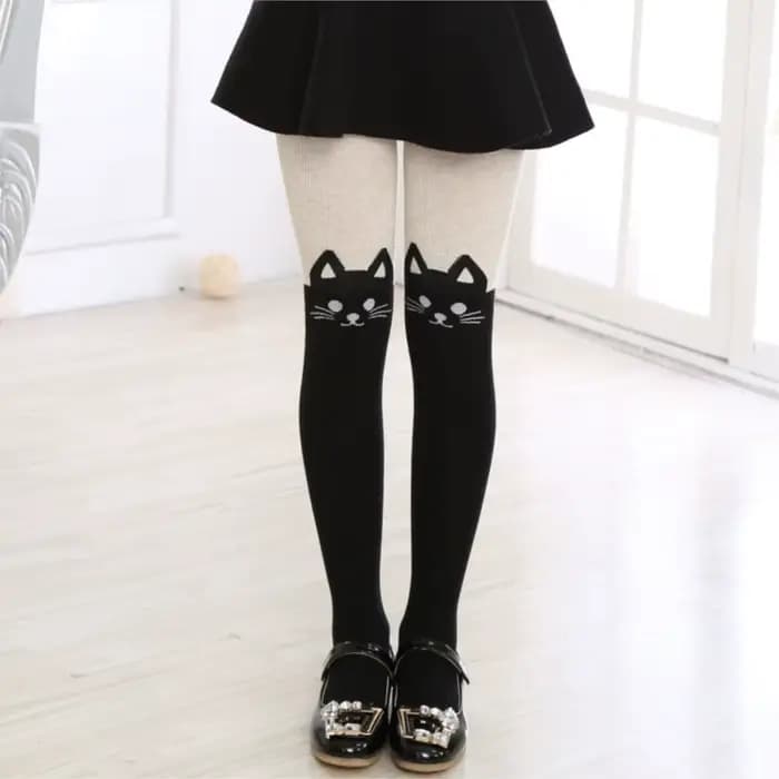 Nouveaux collants de dessin animé pour enfants pour belles filles Patchwork broderie modèles bas printemps collants bébé Kawaii collants