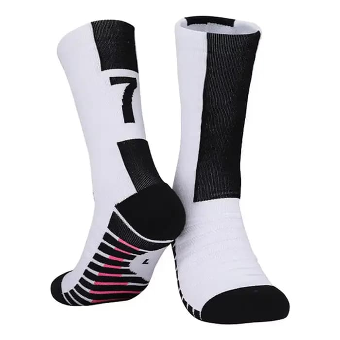 Chaussettes de sport pour hommes en coton respirant