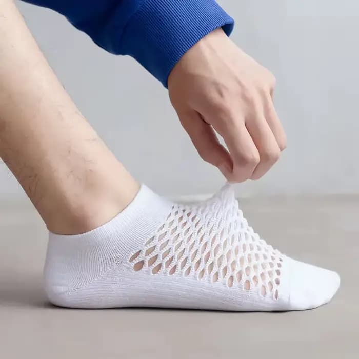 Coton homme chaussettes courtes été mince mode respirant hommes cheville
