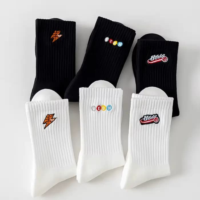 2025 Veidoorn chaussettes de sport hommes femmes coton peigné athlétique rembourré respirant élastique