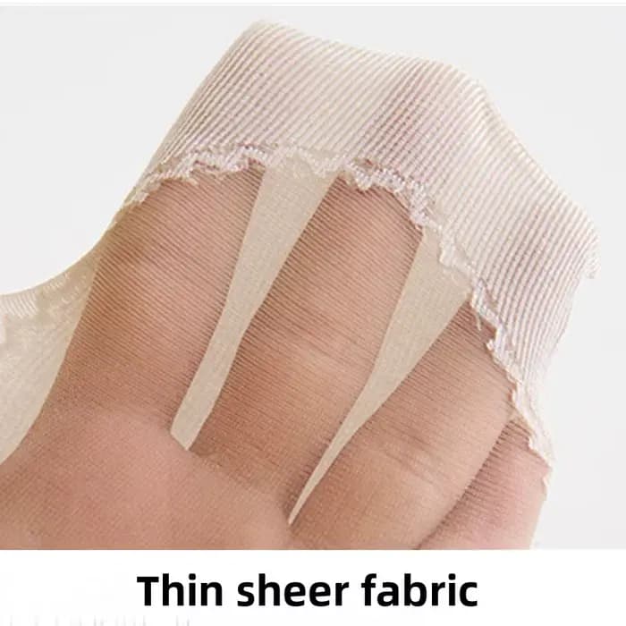 10/20 paires de chaussettes courtes femmes ultra-mince élastique dentelle chaussette transparente femme été respirant