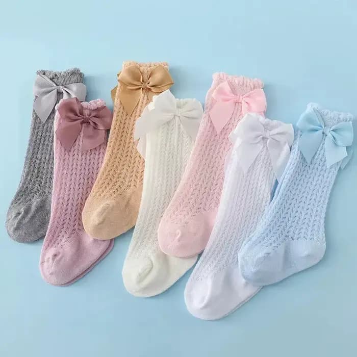 Chaussettes d'été en coton pour bébé fille de 0 à 24 mois