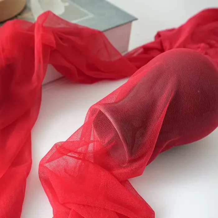 Femmes mode collants rouges Sexy mince velours Leggings translucide élastique rouge