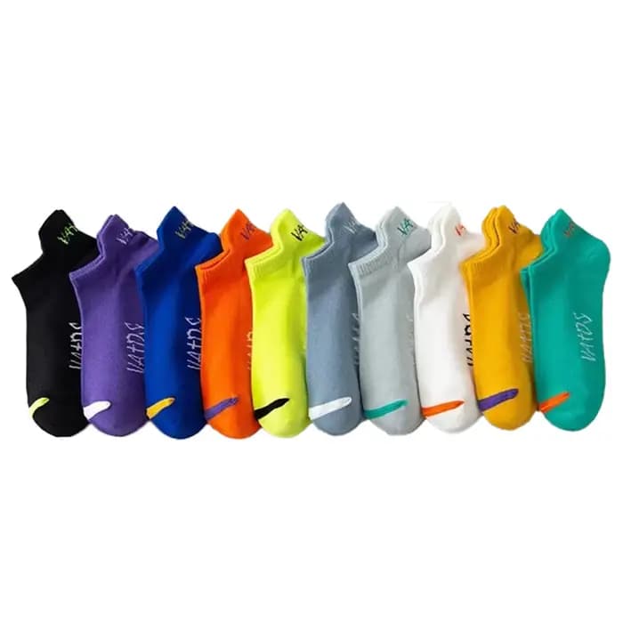 5/10/20/30 paires hommes cheville chaussettes à la mode lettre sport Style anti-odeur absorbant la sueur respirant
