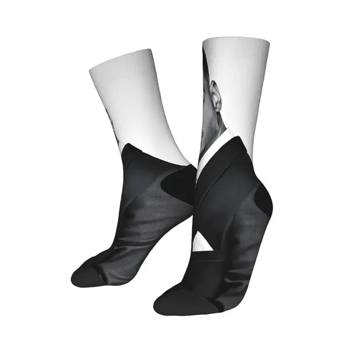 Femmes hommes chaussettes Maluma rappeur bas automne à la mode haute qualité