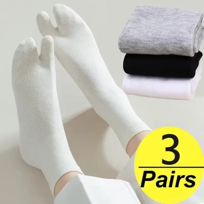 Chaussettes Tabi Parker de style japonais pour hommes et femmes