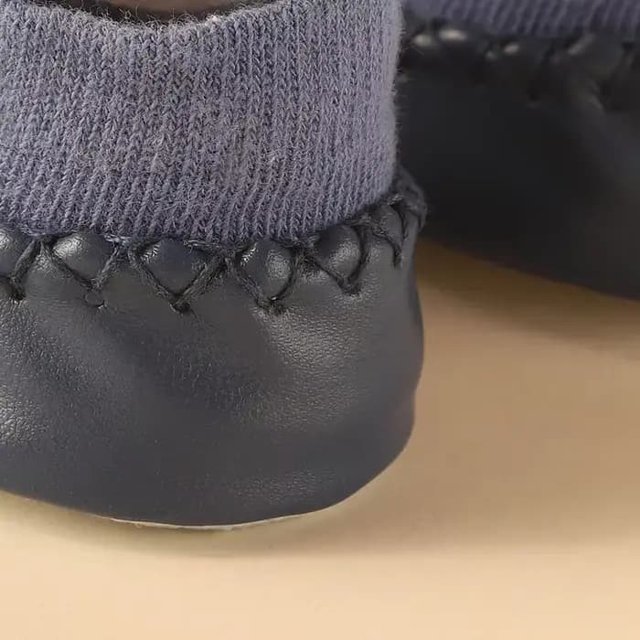 Chaussettes pour bébé, pantoufles avec semelles en caoutchouc