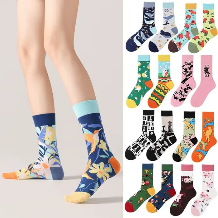 Chaussettes de Noël originales AB pour hommes et femmes