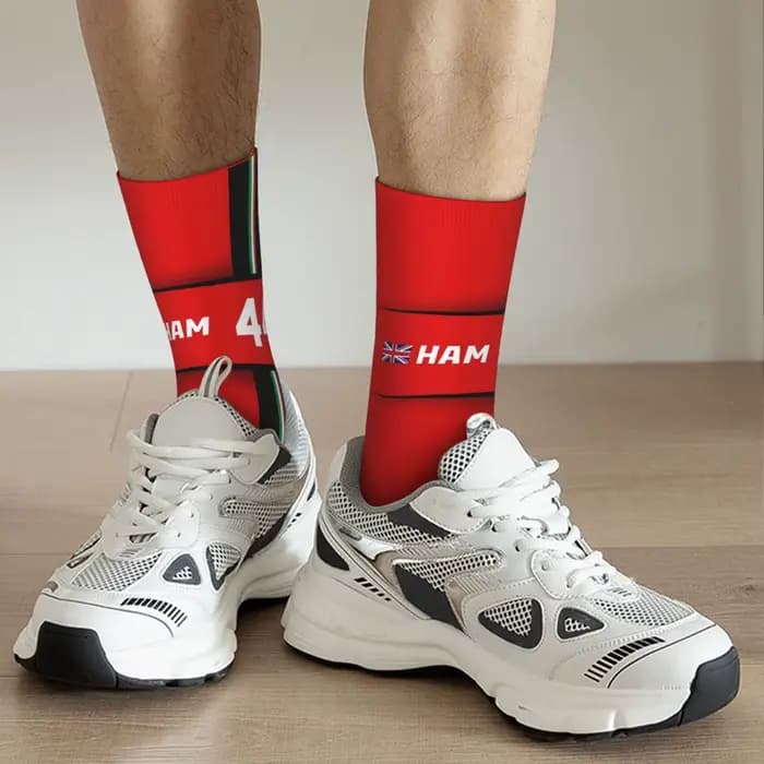 F1-Chaussettes sulfsulfpour Homme et Femme, Bas Super Doux, Harajuku, Cadeaux, Toutes Saisons, #44, 2025