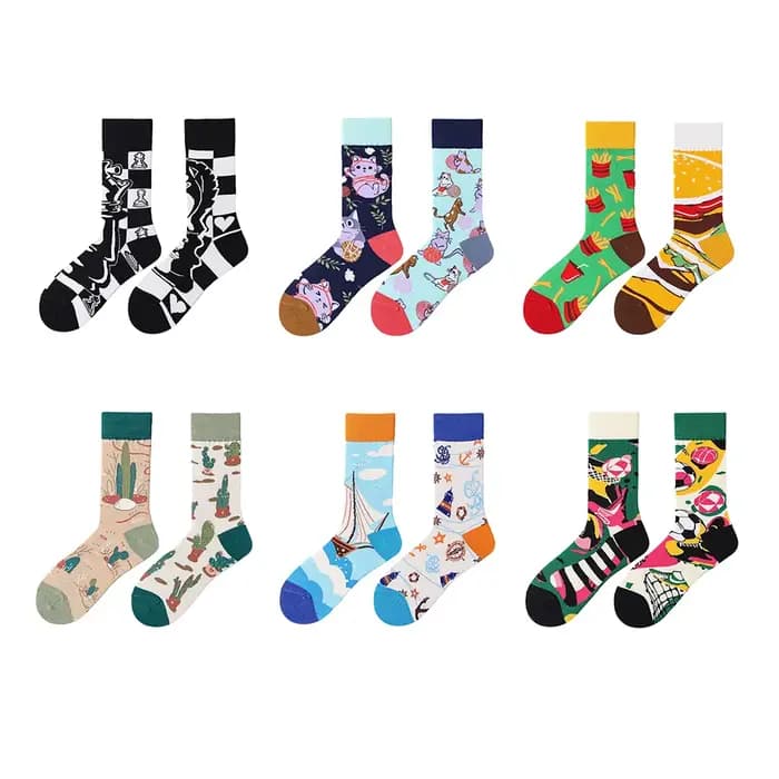 1 Paire de Chaussettes Originales AB Tide pour Homme et Femme