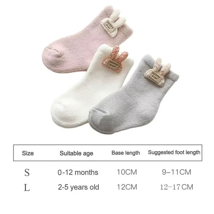 Nouvelles chaussettes chaudes en coton pour bébé