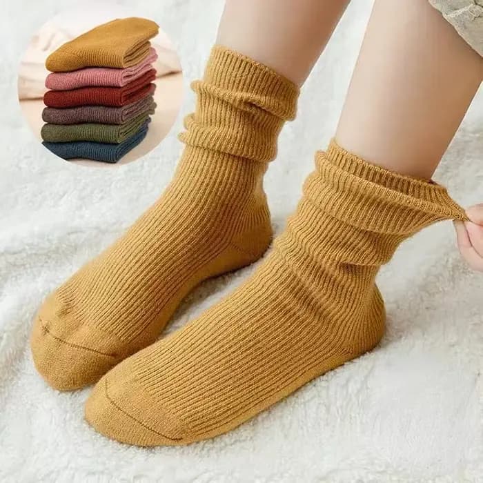 Chaussettes coréennes en laine rayées pour bébés filles et garçons