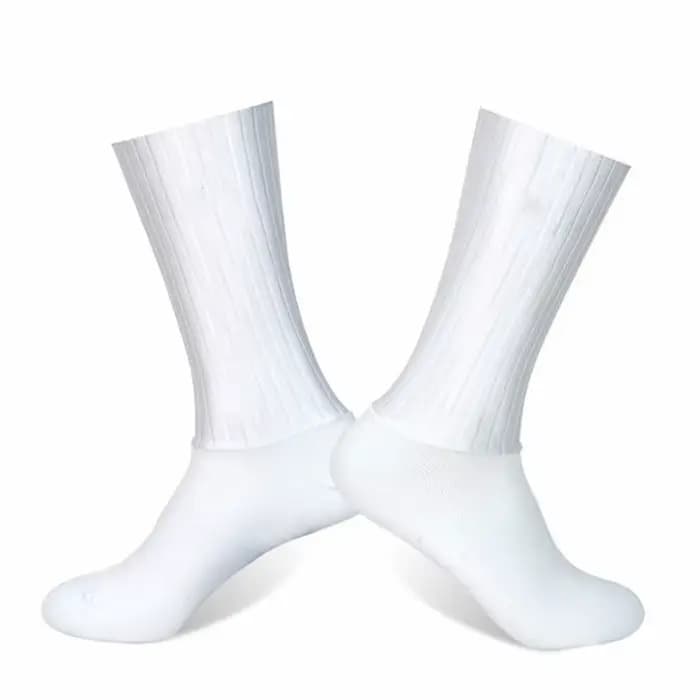Chaussettes de cyclisme antidérapantes en silicone pour l'été