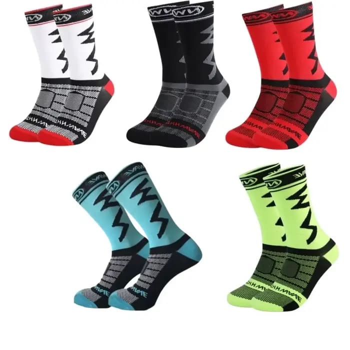 1/5 paires de chaussettes athlétiques respirantes de haute qualité pour la course à pied
