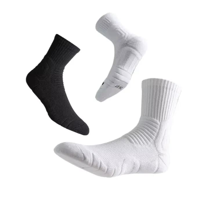 1 paire de chaussettes de basket-ball professionnelles pour hommes