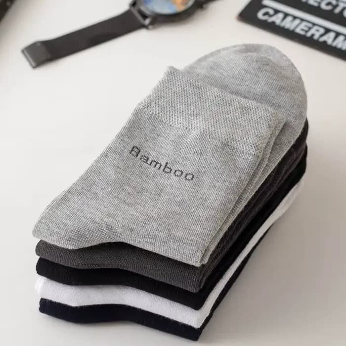 10 paires de chaussettes en Fiber de bambou pour hommes