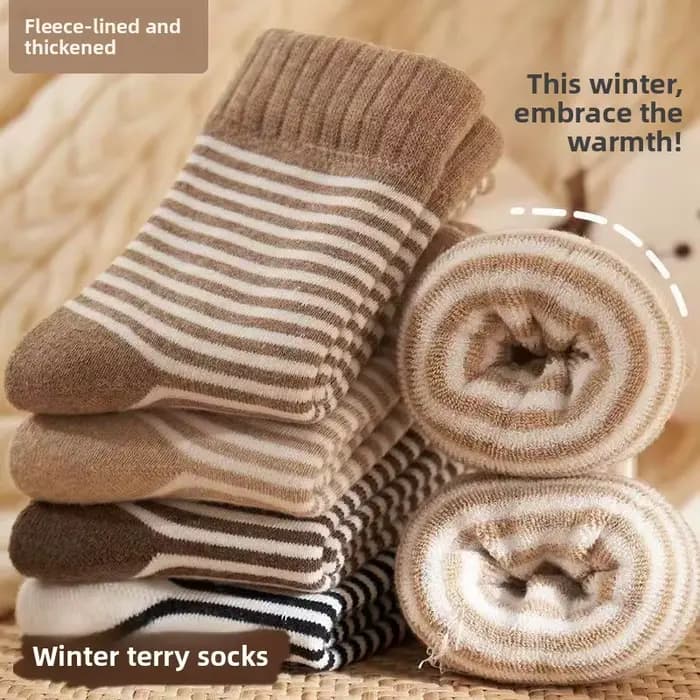 5 paires de chaussettes thermiques pour enfants