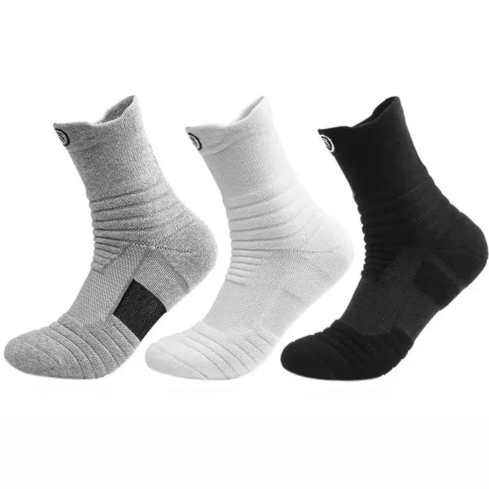 Chaussettes de Football antidérapantes pour hommes et femmes, chaussettes en coton, Tube court et Long, chaussettes de Sport, de basket-ball, respirantes et déodorantes, 38-43