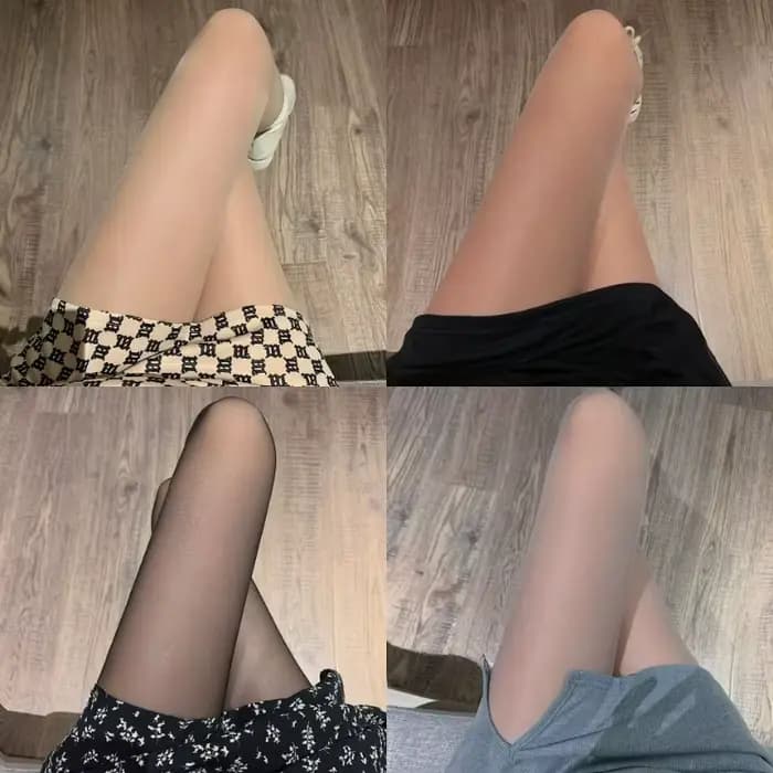 Collants couleur peau été résistant aux déchirures Anti-noyau crochet fil