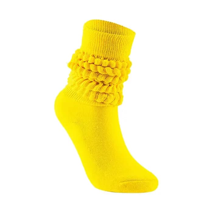 Chaussettes décontractées en coton épais pour femmes et jeunes filles