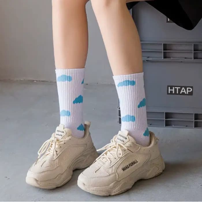 Chaussettes de sport confortables en coton pour femmes